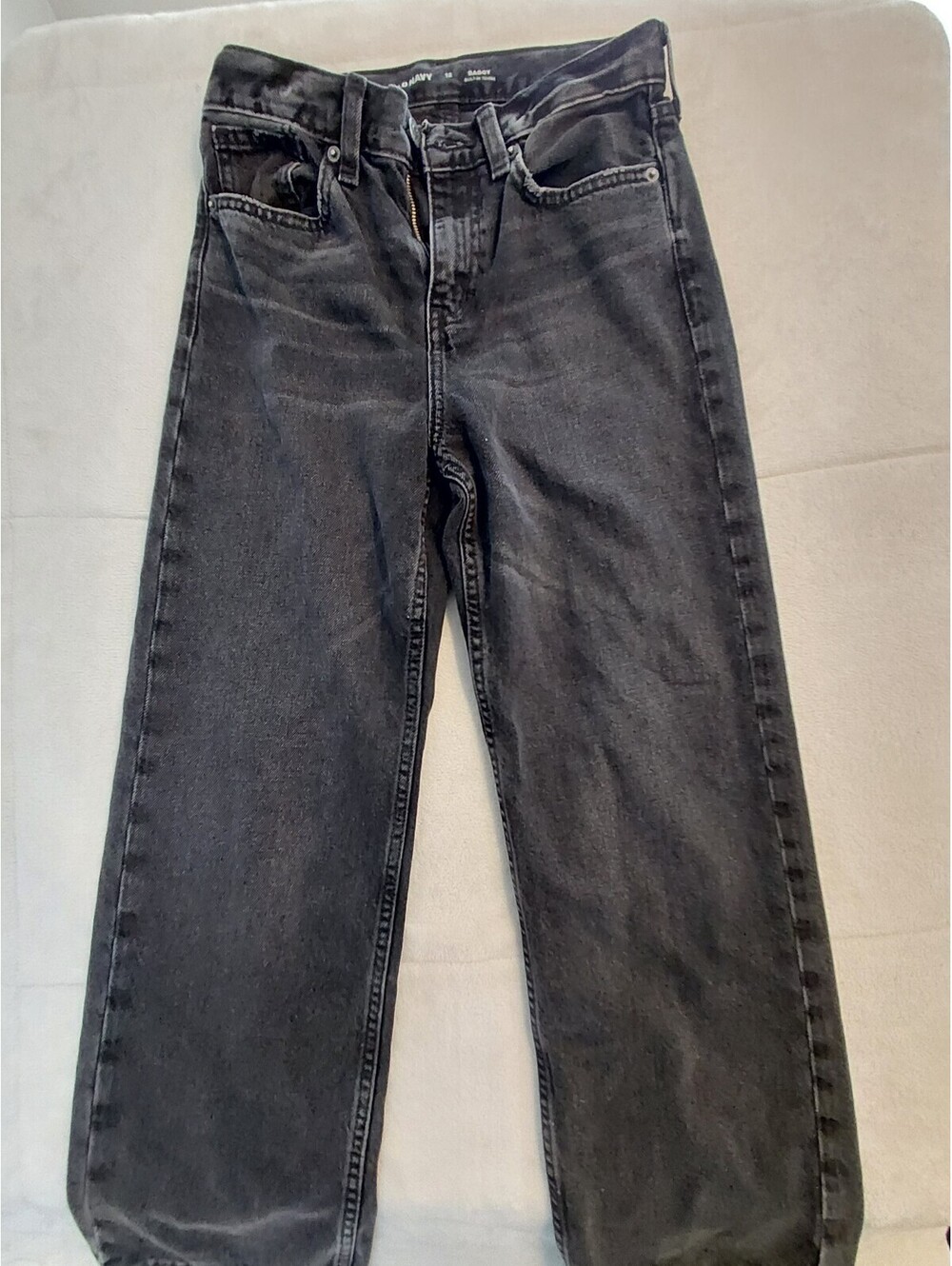 Old Navy Girl's Size 12 Baggy Jeans in Black 0111